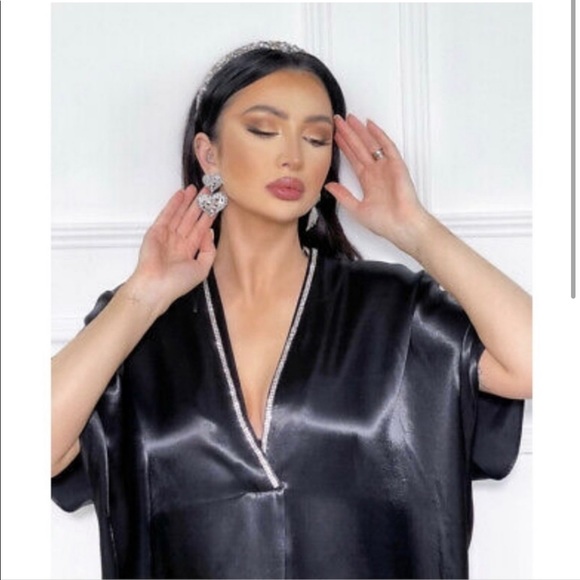 ZARA SATIN EFFECT TUNIC - Picture 10 of 12